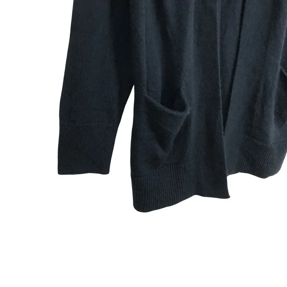 Banana Republic Cardigan Sweater Open Front Navy Blue Size M Womens